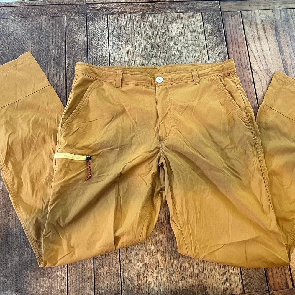 REI Men's hiking pants tan 36 x 34 Gorpcore trailcore granola